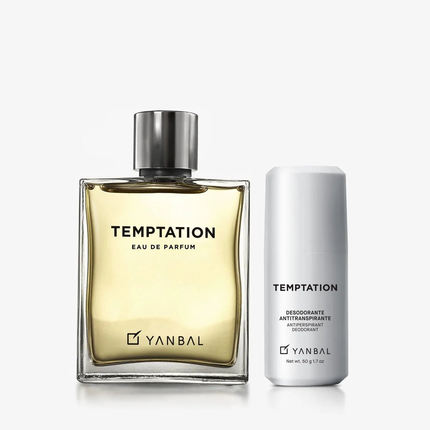 Set Temptation Hombre Perfume + Desodorante Yanbal