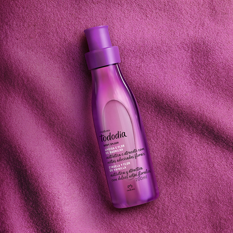 Body Splash Tododia Ciruela y Flor de Vainilla Natura 200 ml
