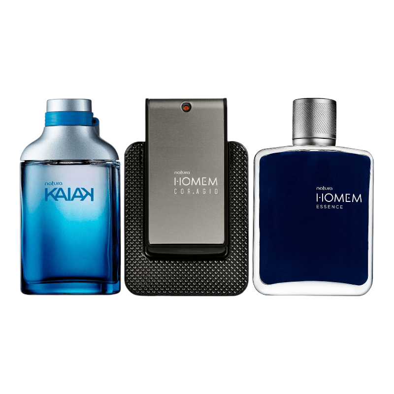 KIT Homem Coragio + Homem Essence + Kaiak clasico