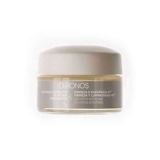 Chronos Gel crema antiseñales firmeza y luminosidad 45+ noche 15 g