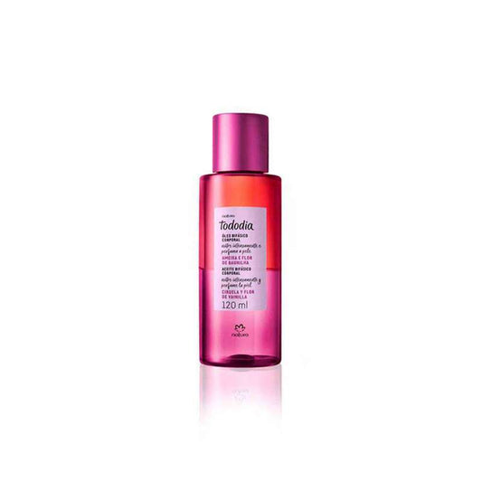 Tododia Óleo bifásico corporal ciruela y flor de vainilla 120 ml