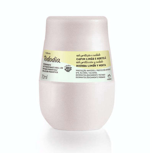 Tododia Desodorante antitranspirante roll-on hierba limón y menta 70 ml