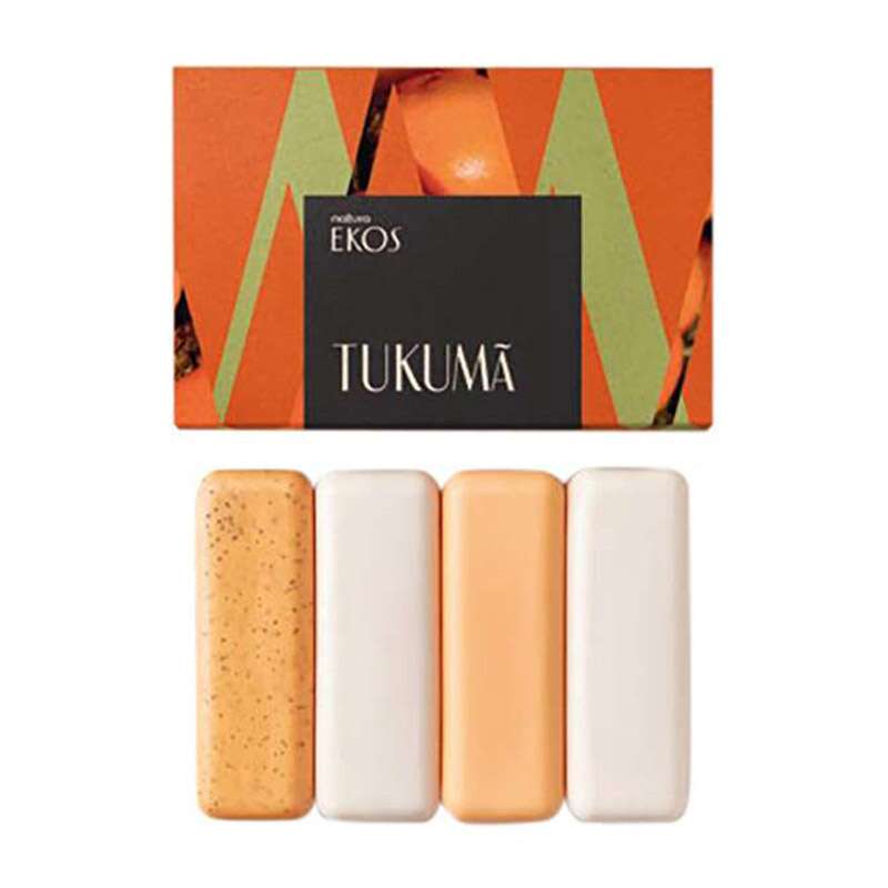 Ekos Jabones en barra puro vegetal tukumá Caja con 4 unidades de 100 g c/u