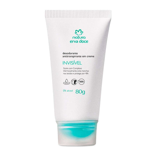 Erva Doce Desodorante antitranspirante en crema invisible  80 g