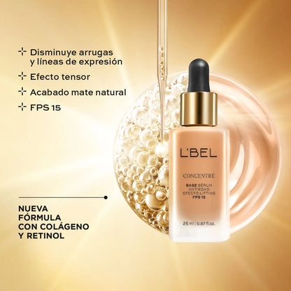 Base de Maquillaje Sérum Concentré Total 26ml L'bel