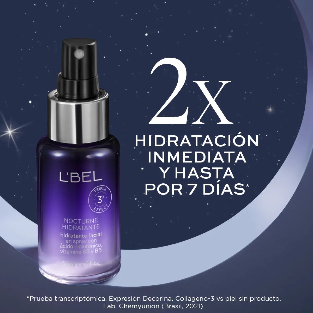 Nocturne Hidratante Facial en spray 50 ml