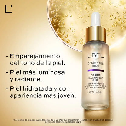 Concentré Suero Facial Antimanchas 10% Niacinamida Pura  L'bel