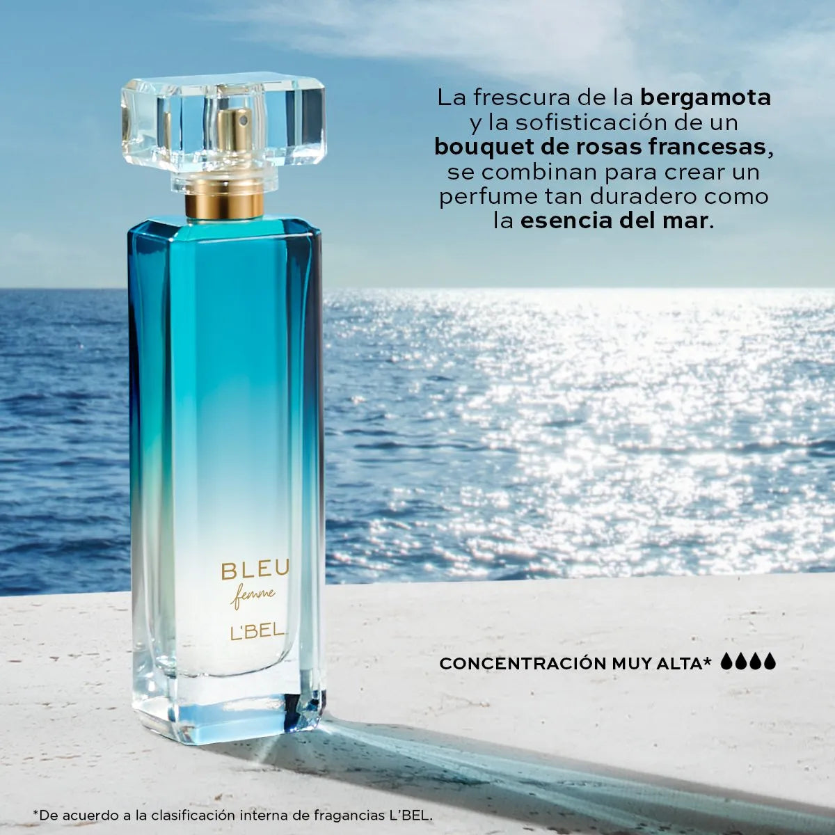 Bleu Femme Perfume de Mujer L’bel 50 ml