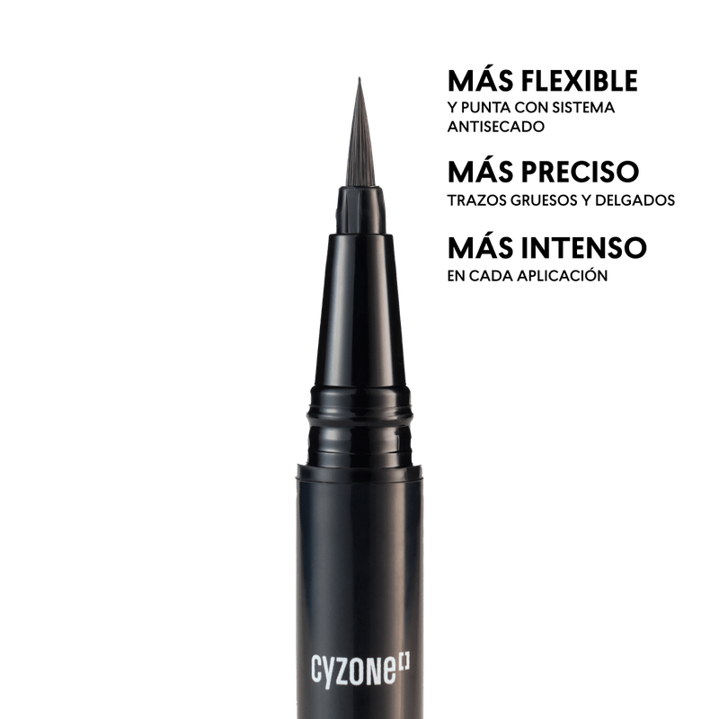 Delineador de Ojos Punta Plumón Studio Look Cyzone 1 ml