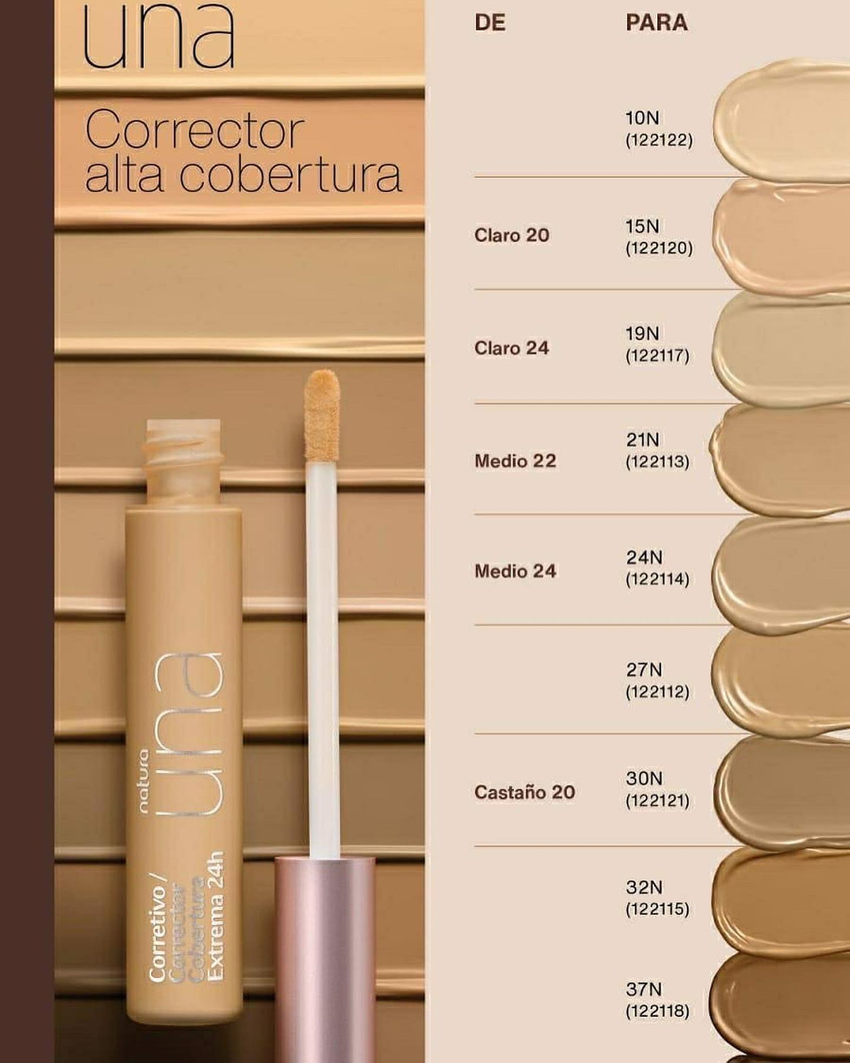 Una Corrector cobertura extrema 8 ml
