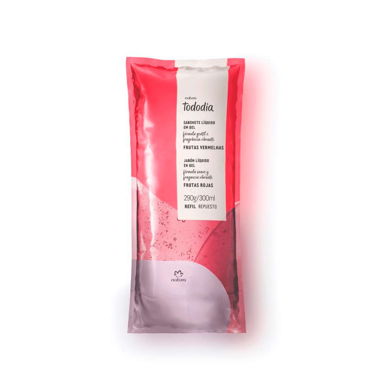 Jabón líquido en gel frutas rojas