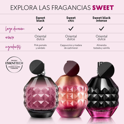 Perfume De Mujer Sweet Black 50 ml