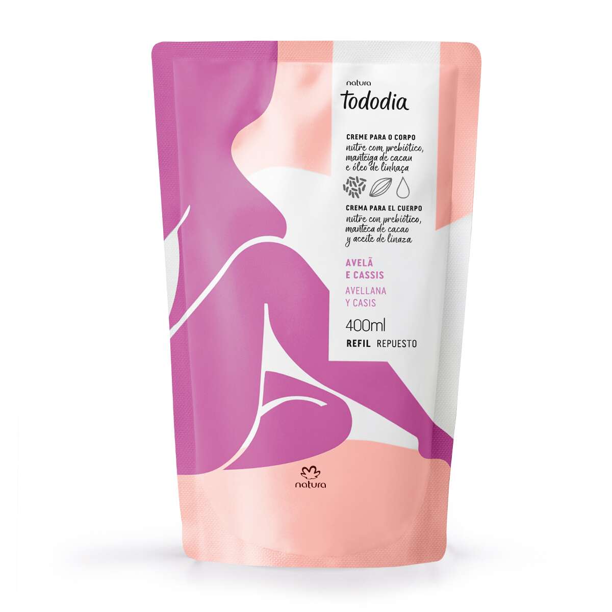 Repuesto Crema Nutritiva para el Cuerpo Tododia Vellana y Casis