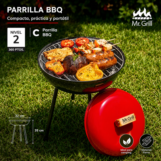 Parrilla Portátil Mini Grill Alta - MR GRILL