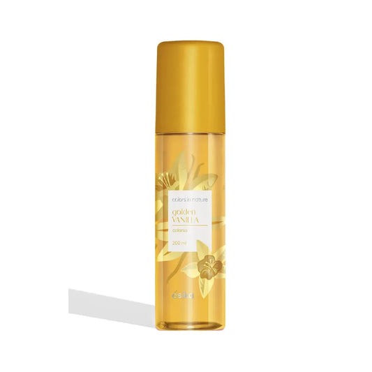 Colonia Colors in Nature Golden Vainilla Ésika 200 ml