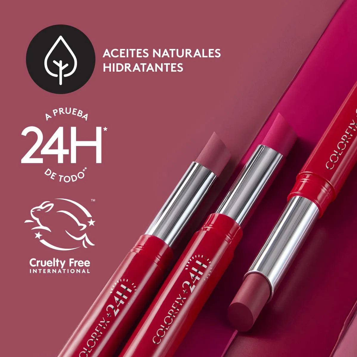 Labial COLORFIX Barra Mate 24hr
