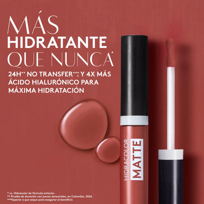 Labial Líquido Hidracolor Matte Esika