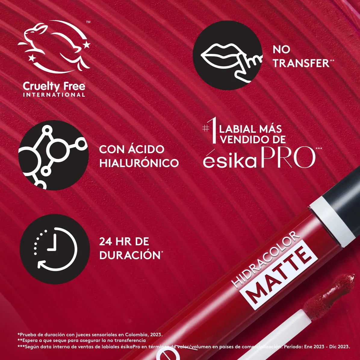 Labial Líquido Hidracolor Matte Esika
