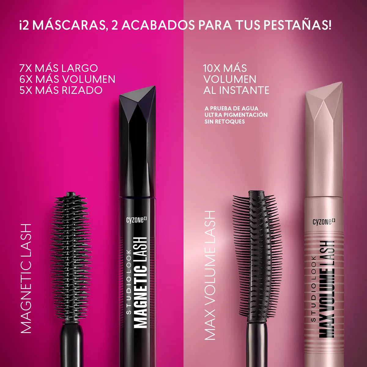 Máscara de Pestañas Max Volume Lash Studio Look