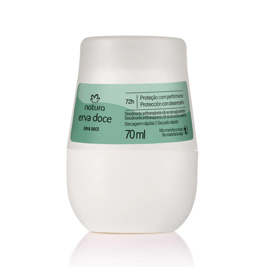 Erva Doce Desodorante antitranspirante roll-on invisible 70 ml