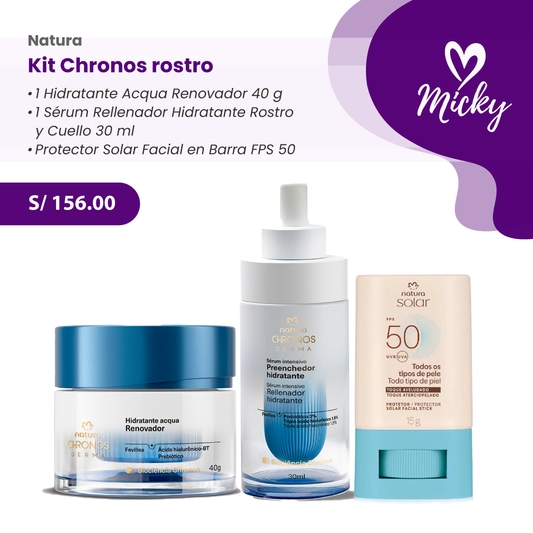 Kit chronos rostro Natura