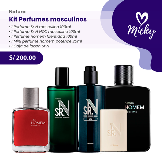 Set Perfumes masculinos Homem y Sr N 2