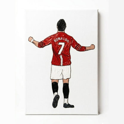 Lienzo CR7 version 2 hecho a mano 15x10