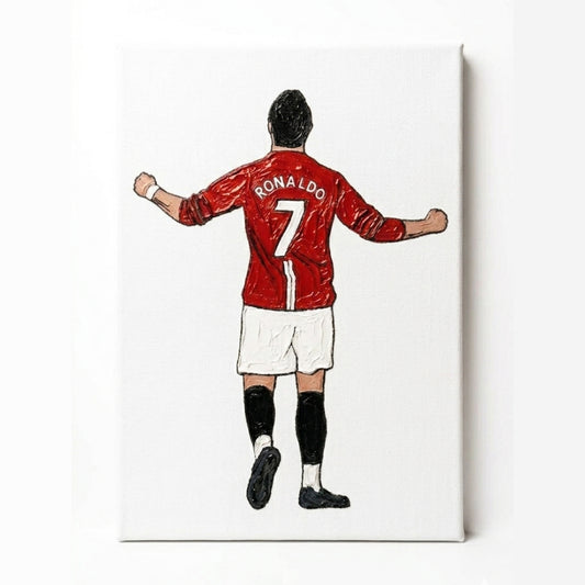 Lienzo CR7 version 2 hecho a mano 15x10